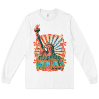 White retro freedom rocks billie wilder Long Sleeve Tee - texasbilliewilder