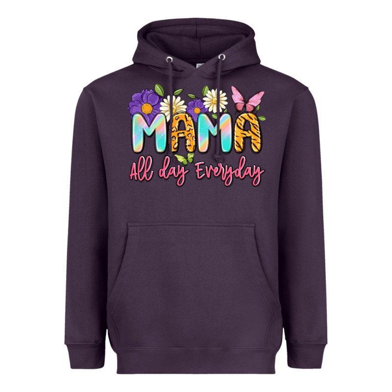 Mama All Day Everyday Heavyweight Hoodie by Artiststas | Teevron