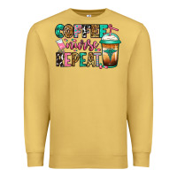 Antique Gold nurse coffee repeat Premium Sweatshirt - Jasminsmagicworld