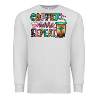 Dove Grey nurse coffee repeat Premium Sweatshirt - Jasminsmagicworld