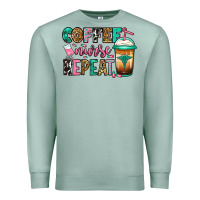 Seafoam nurse coffee repeat Premium Sweatshirt - Jasminsmagicworld