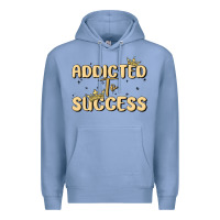 Colony Blue addicted to success Premium Hoodie - MaliasSmallBusiness