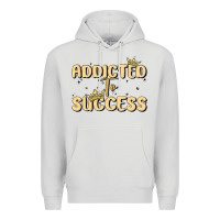 Dove Grey addicted to success Premium Hoodie - MaliasSmallBusiness