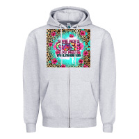 Heather Grey some moms cuss too much it's me i'm some moms Zipper Hoodie - Zillion Design Studio