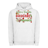 Pigment Lunar Rock santa's favorite daycare provider Urban Hoodie - MaliasSmallBusiness