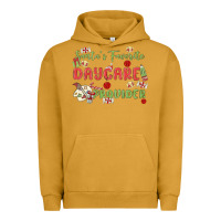 Pigment Peanut Butter santa's favorite daycare provider Urban Hoodie - MaliasSmallBusiness
