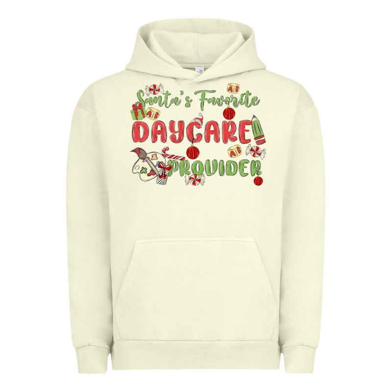 Santa's Favorite Daycare Provider Urban Hoodie by MaliasSmallBusiness | Teevron