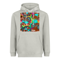 Moon Dust football tie dye gemstone sunflower seamless pattern Heavyweight Hoodie - JahusDesignShop