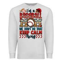 Dove Grey i'm a baseball mom we don't do that keep calm thin Premium Sweatshirt - Jasminsmagicworld