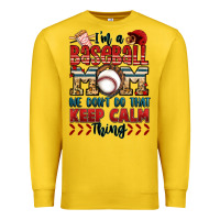 Lemon i'm a baseball mom we don't do that keep calm thin Premium Sweatshirt - Jasminsmagicworld
