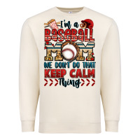 Sandshell i'm a baseball mom we don't do that keep calm thin Premium Sweatshirt - Jasminsmagicworld