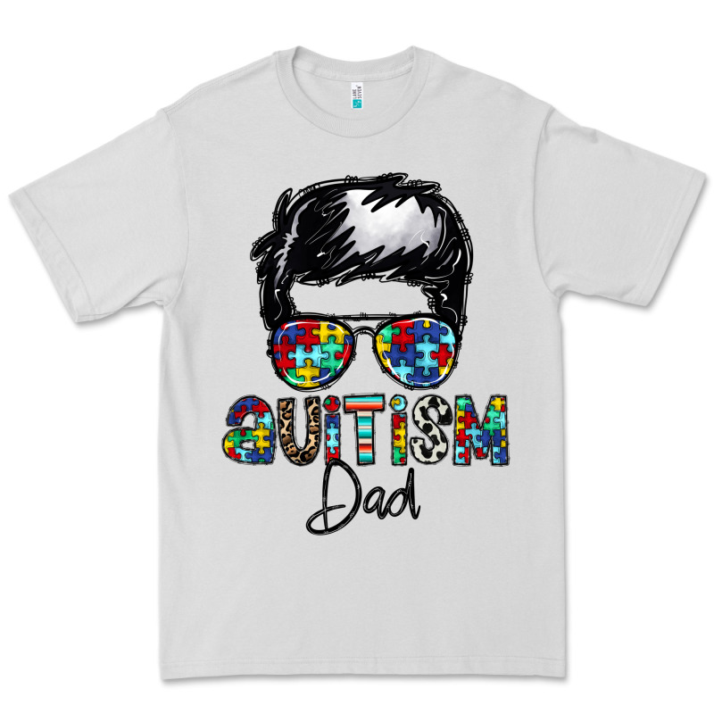 Autism Dad Premium Tee by CowhideDigitalArt | Teevron