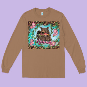 Mama Bear Haunting Fish Floral Tumbler Long Sleeve Tee Designed By Ranaportraitstore