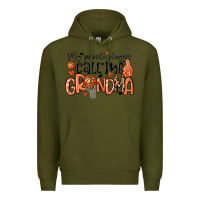 Army Green my favorite players call me grandma Premium Hoodie - MaliasSmallBusiness