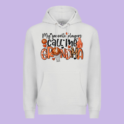 My Favorite Players Call Me Grandma Premium Hoodie Designed By Maliassmallbusiness