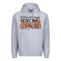 Heather Grey my favorite players call me grandma Premium Hoodie - MaliasSmallBusiness