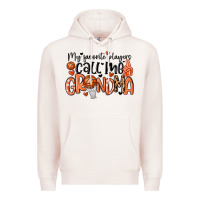 Pale Pink my favorite players call me grandma Premium Hoodie - MaliasSmallBusiness