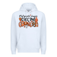 White my favorite players call me grandma Premium Hoodie - MaliasSmallBusiness