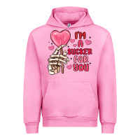 Fuchsia Pink i m a sucker for you Urban Hoodie - MaliasSmallBusiness