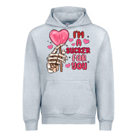 Heather Grey i m a sucker for you Urban Hoodie - MaliasSmallBusiness