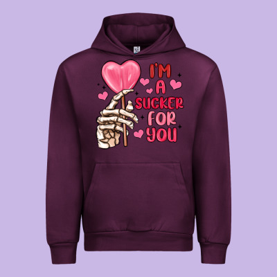 I M A Sucker For You Urban Hoodie Designed By Maliassmallbusiness