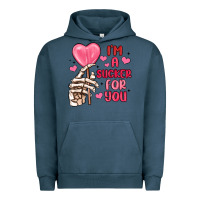 Pigment Midnight Navy i m a sucker for you Urban Hoodie - MaliasSmallBusiness