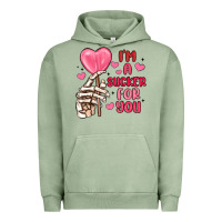 Pigment Oil Green i m a sucker for you Urban Hoodie - MaliasSmallBusiness