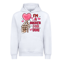 White i m a sucker for you Urban Hoodie - MaliasSmallBusiness