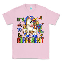 Bubblegum Pink it's ok to be different Classic Tee - Zillion Design Studio