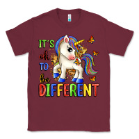 Burgundy it's ok to be different Classic Tee - Zillion Design Studio