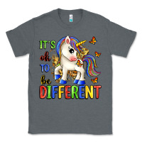 Charcoal Heather it's ok to be different Classic Tee - Zillion Design Studio