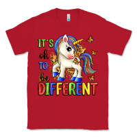 Red it's ok to be different Classic Tee - Zillion Design Studio