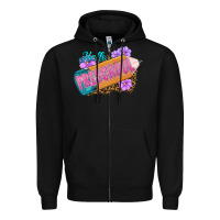 Black hello preschool Zipper Hoodie - RanaPortraitStore