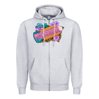 Heather Grey hello preschool Zipper Hoodie - RanaPortraitStore