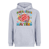 Heather Grey mental health matters Heavyweight Hoodie - Artiststas