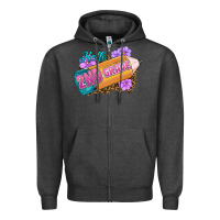 Charcoal Heather Hello 2nd Grade Zipper Hoodie - RanaPortraitStore