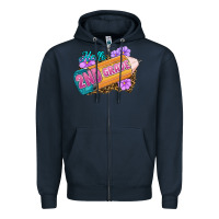 Navy Hello 2nd Grade Zipper Hoodie - RanaPortraitStore