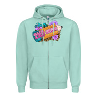 Seafoam Hello 2nd Grade Zipper Hoodie - RanaPortraitStore