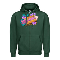 Sports Green Hello 2nd Grade Zipper Hoodie - RanaPortraitStore