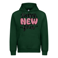 Forest Green happy new year Urban Hoodie - MaliasSmallBusiness