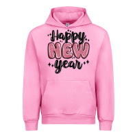 Fuchsia Pink happy new year Urban Hoodie - MaliasSmallBusiness