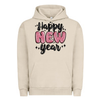 Pigment French Oak happy new year Urban Hoodie - MaliasSmallBusiness
