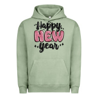 Pigment Oil Green happy new year Urban Hoodie - MaliasSmallBusiness