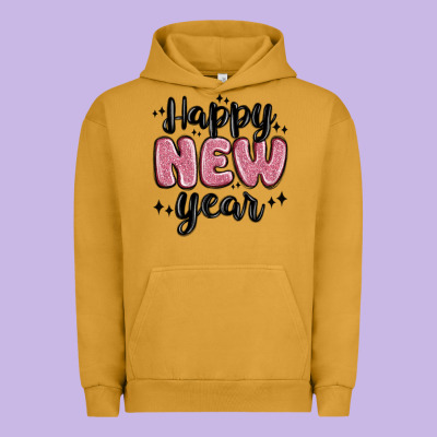 Happy New Year Urban Hoodie Designed By Maliassmallbusiness