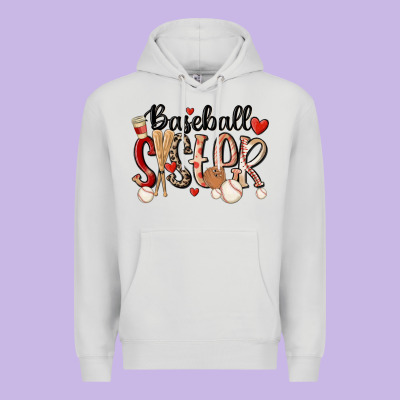 Baseball Sister Premium Hoodie Designed By Maliassmallbusiness