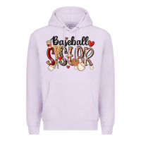Lilac baseball sister Premium Hoodie - MaliasSmallBusiness