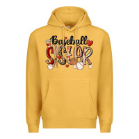 Mustard baseball sister Premium Hoodie - MaliasSmallBusiness