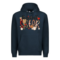 Navy baseball sister Premium Hoodie - MaliasSmallBusiness