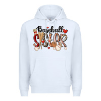 White baseball sister Premium Hoodie - MaliasSmallBusiness