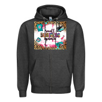 Charcoal Heather small business mama Zipper Hoodie - Zillion Design Studio